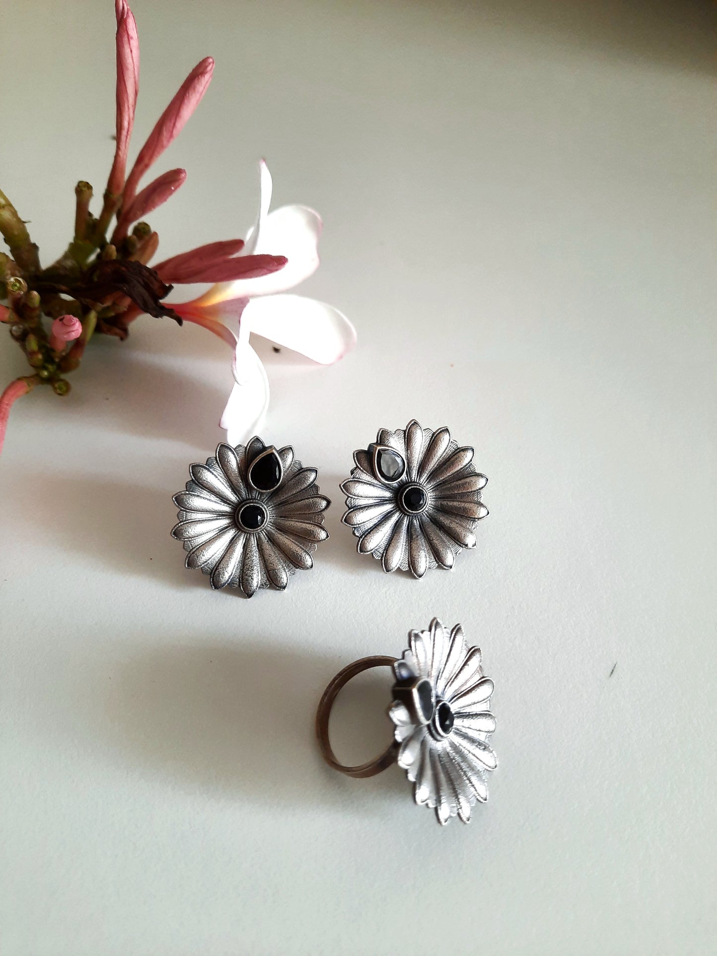 Bianca Blue-Beauty Earrings Set