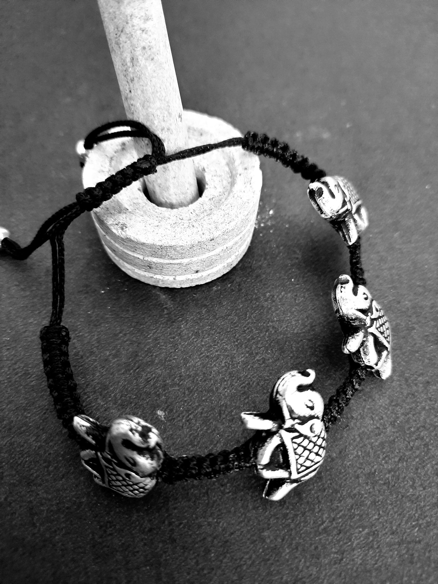 Corded Elephant bracelet