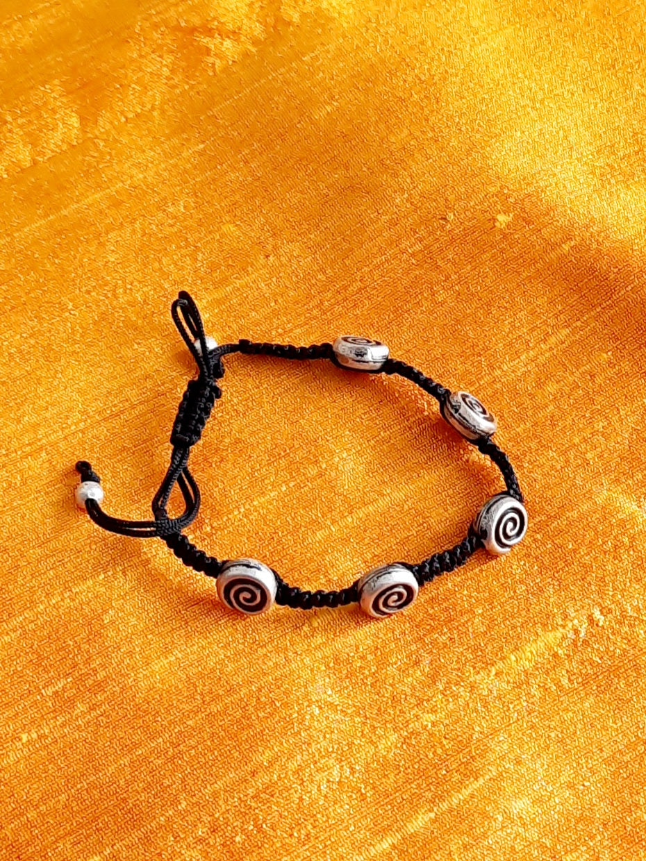 Corded Noodle Curl bracelet