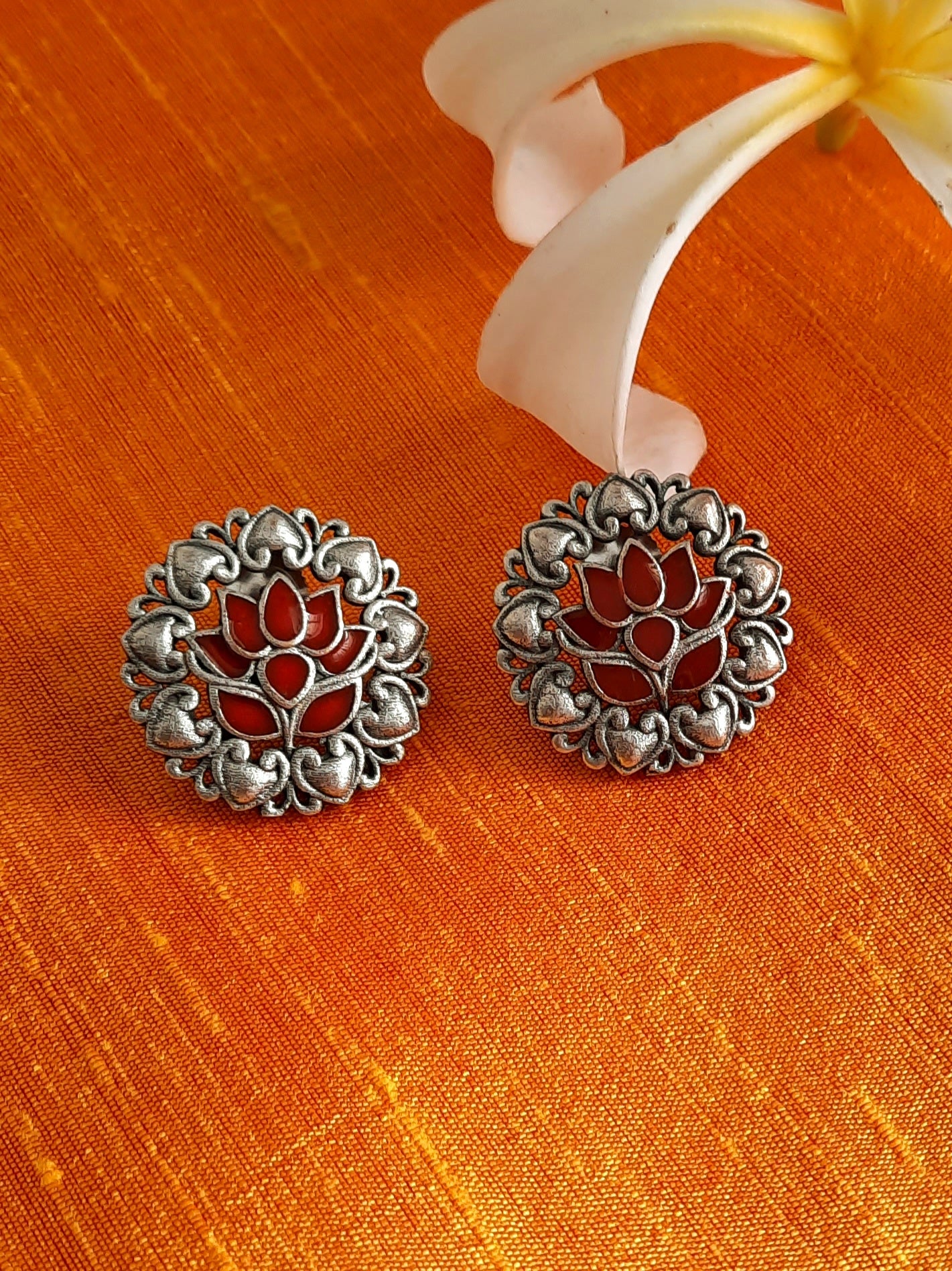 Layla Red Earrings