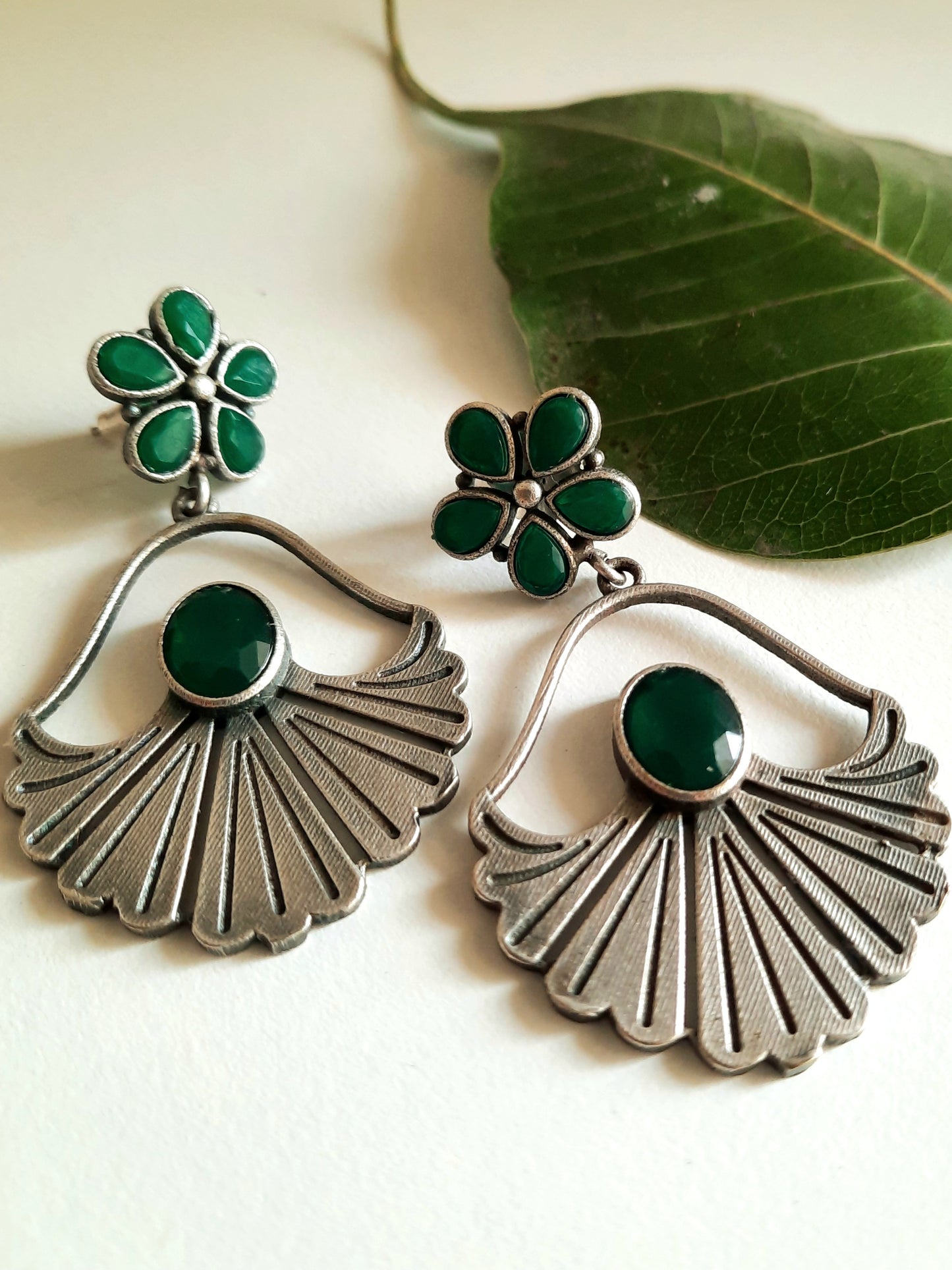 Fiona Green Earrings