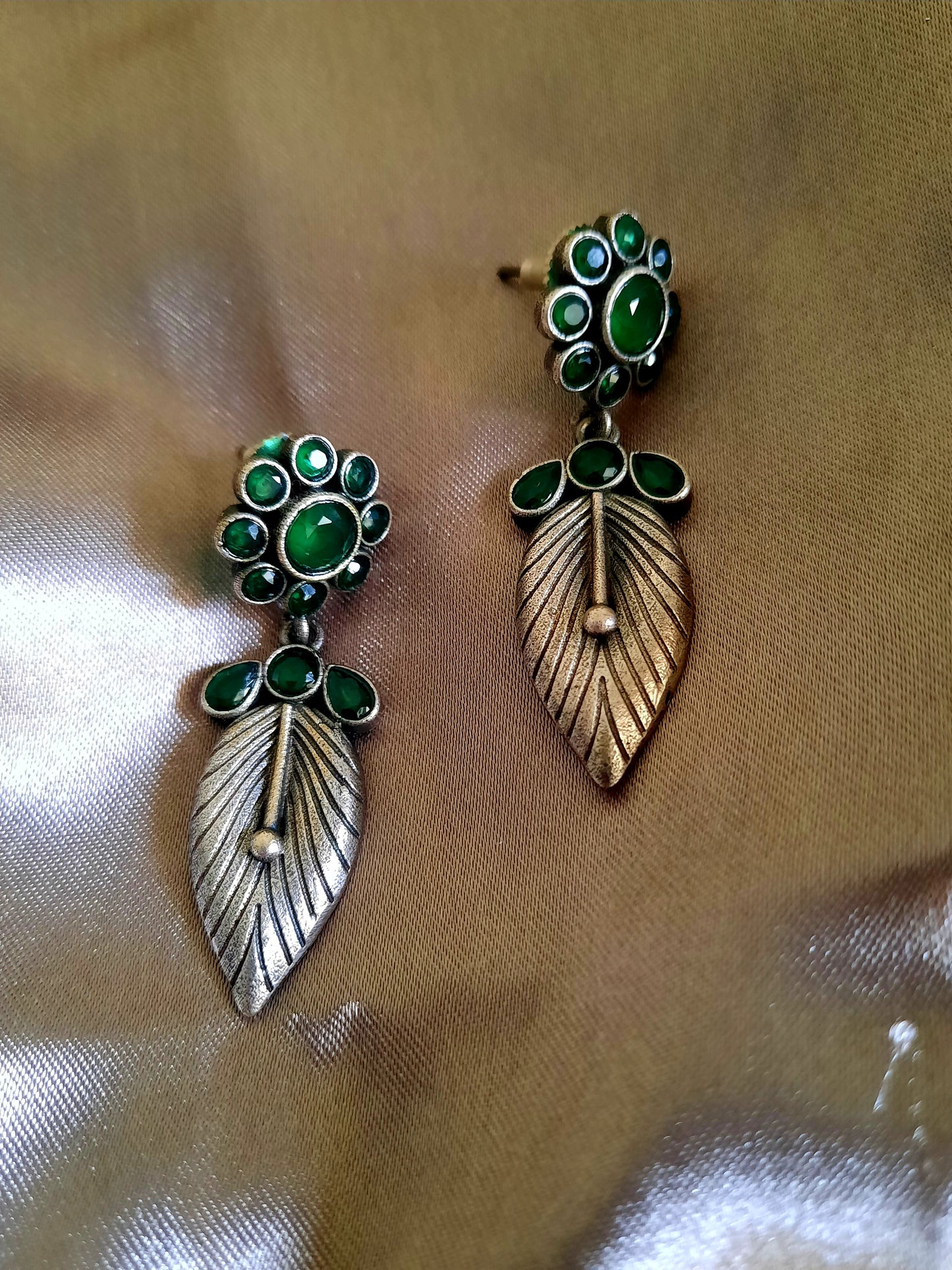Gianna Green Earrings