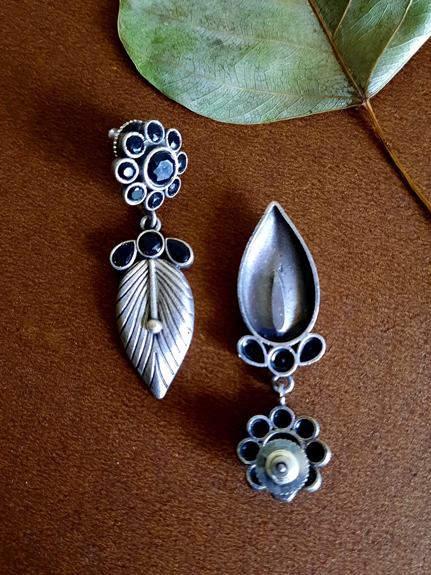 Gianna Black Earrings