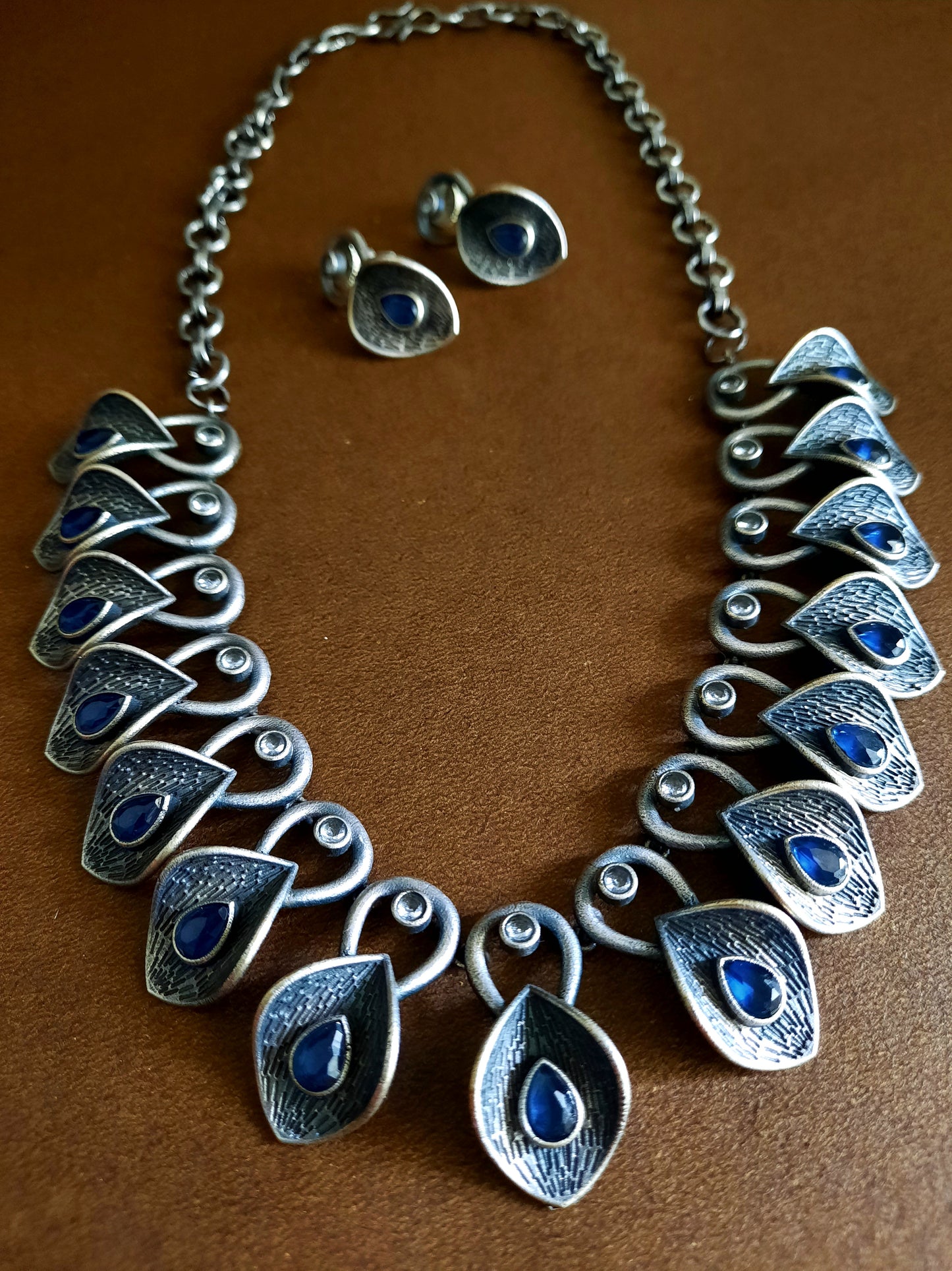 Jennifer Deep Red Necklace Set