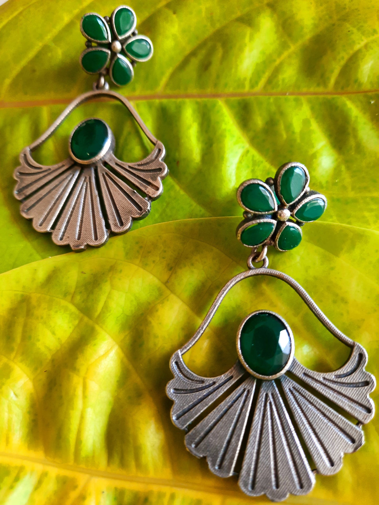 Fiona Green Earrings