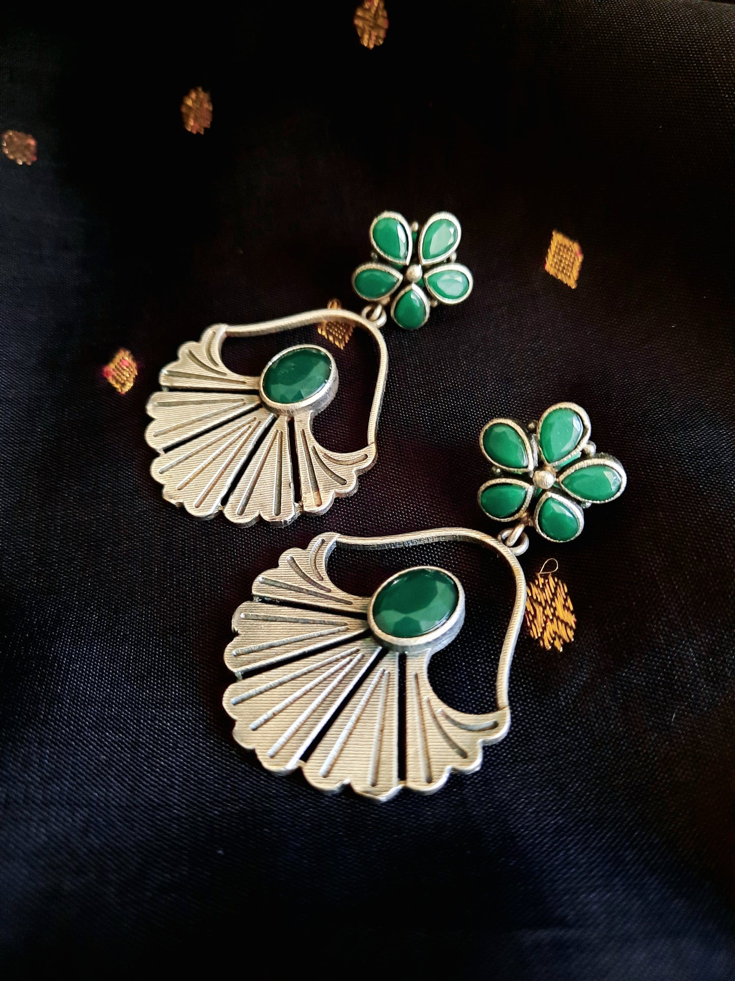 Fiona Green Earrings