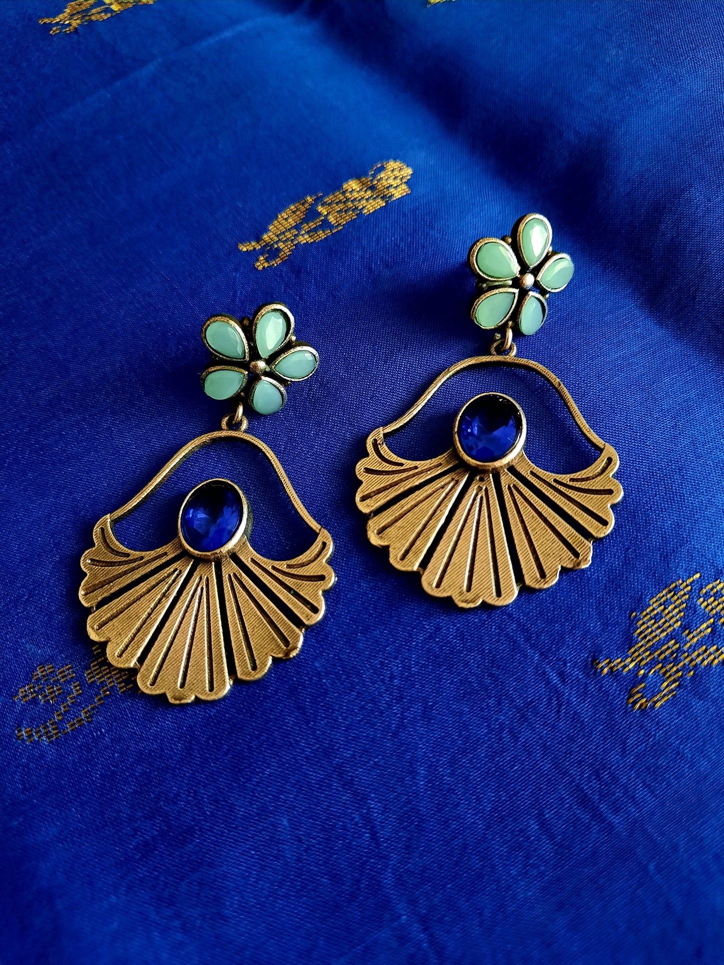 Fiona Blue Earrings