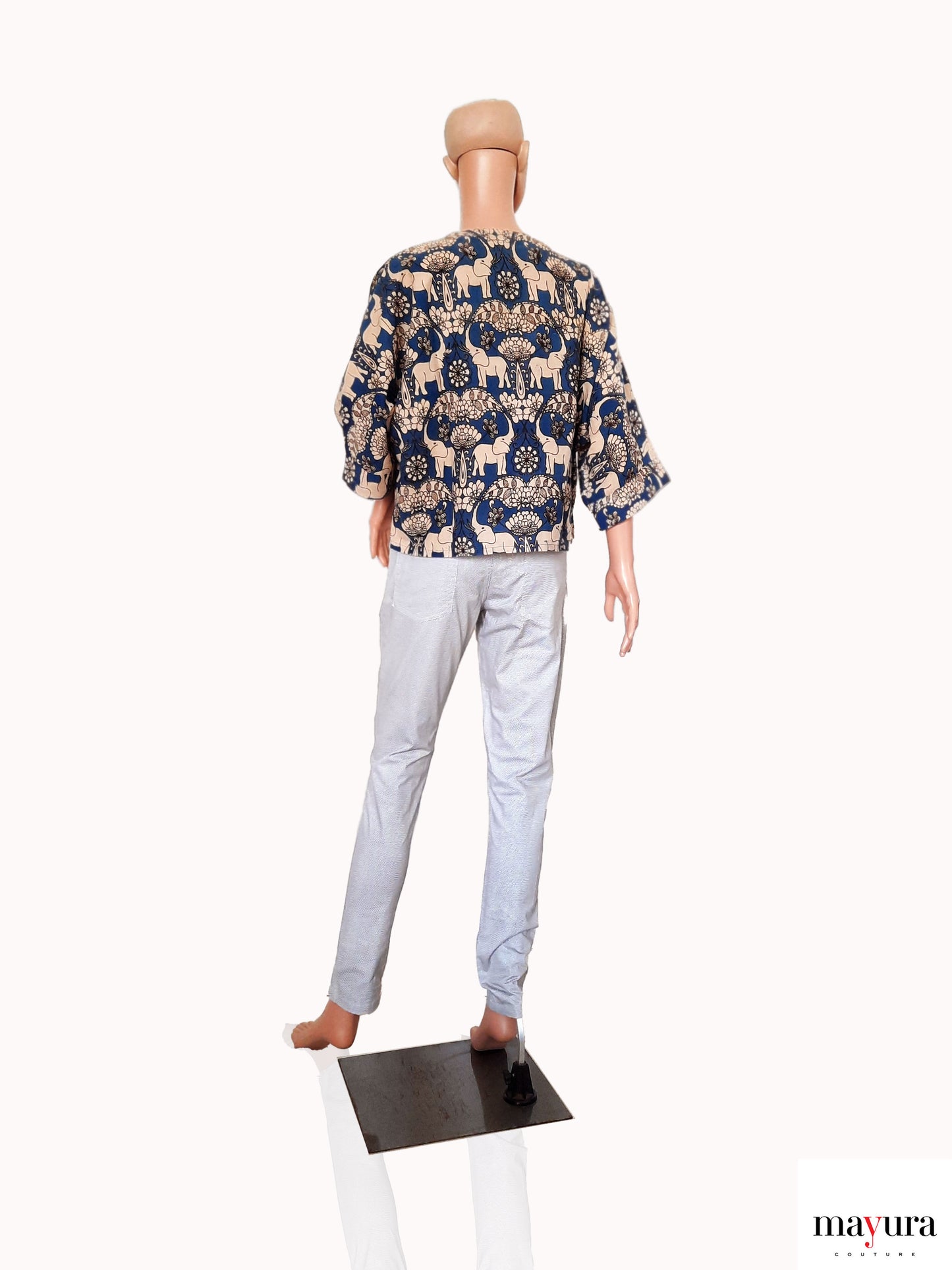 Elephant Motif Baggi Sleeve Top