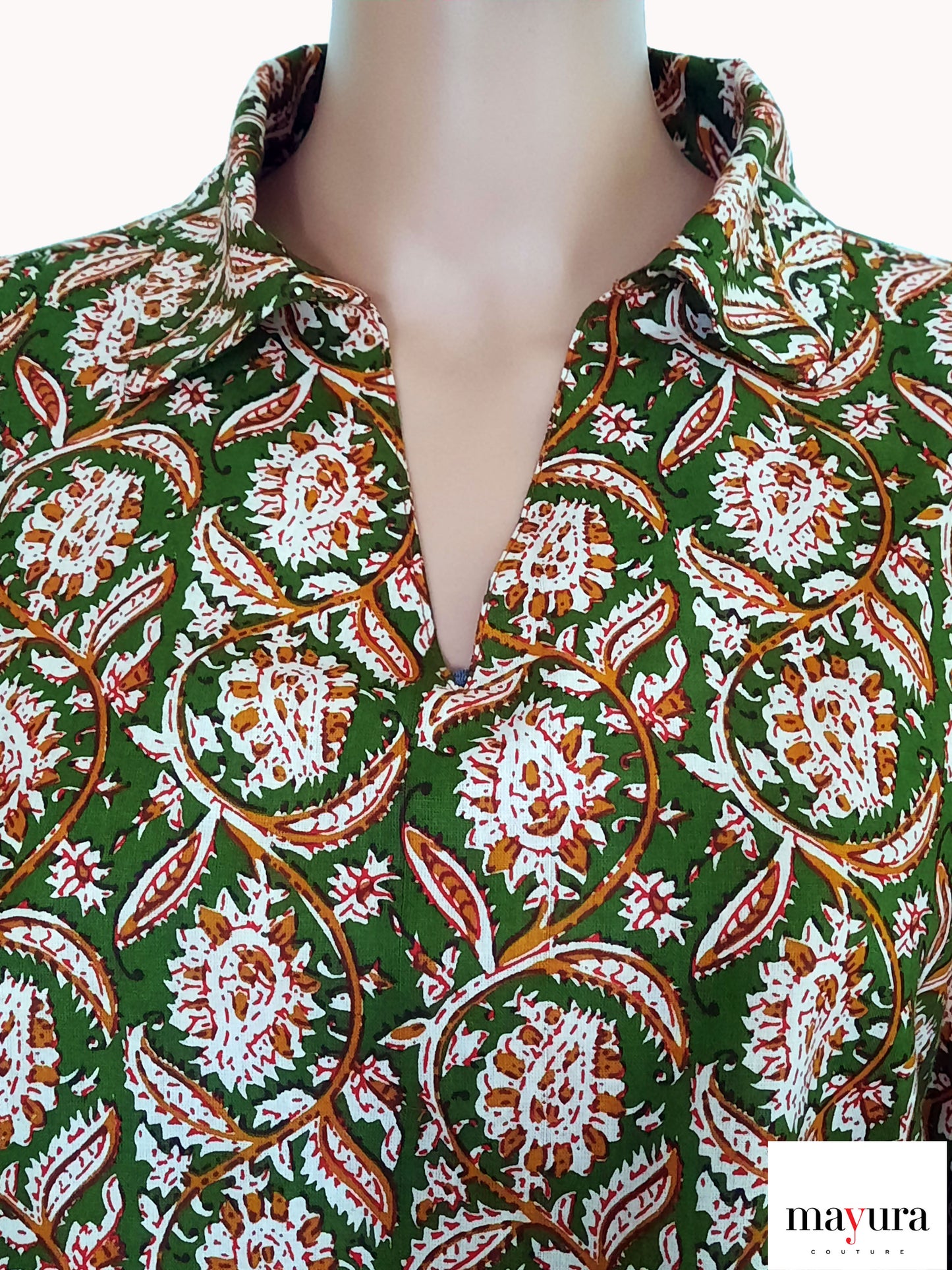 Chitrika – Artistic Kalamkari Top in Pure Cotton Weave
