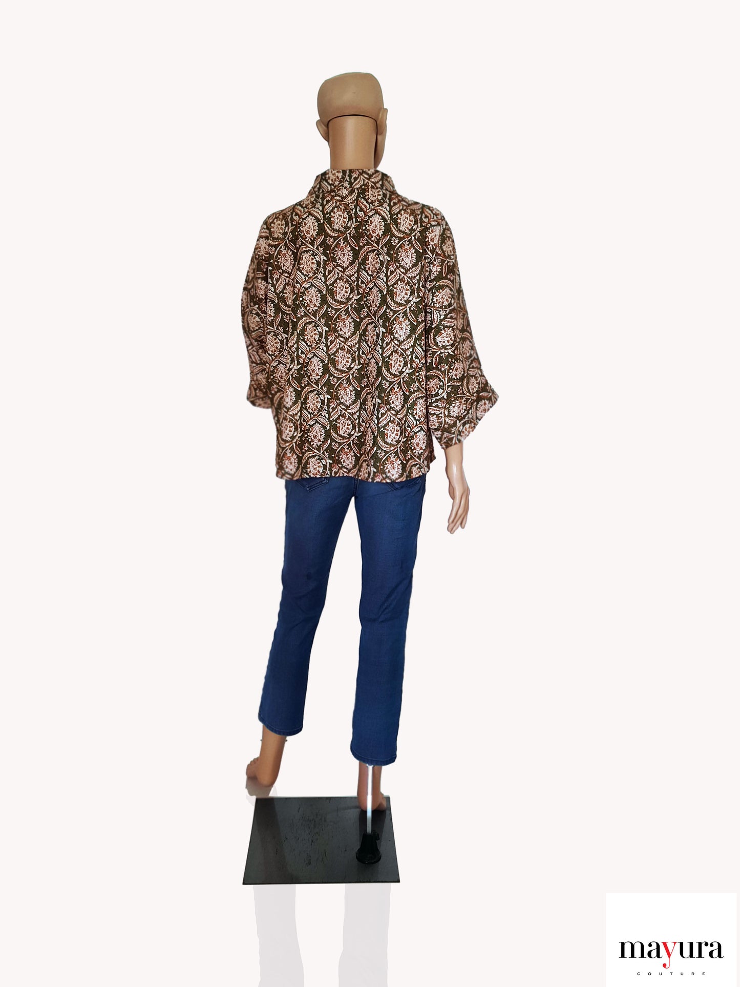 Chitrika – Artistic Kalamkari Top in Pure Cotton Weave