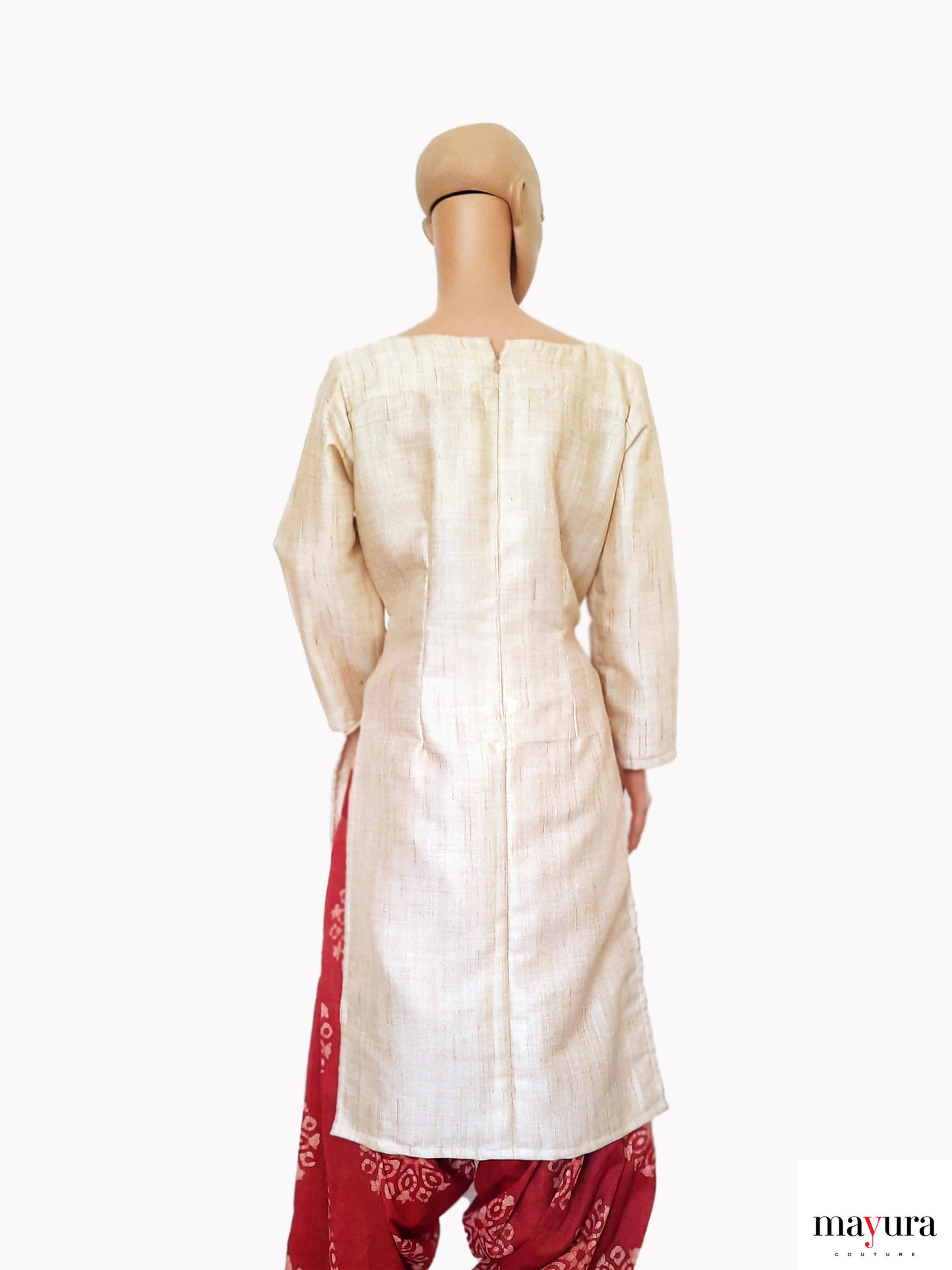 Jute-Finish Cotton-Linen Kurti