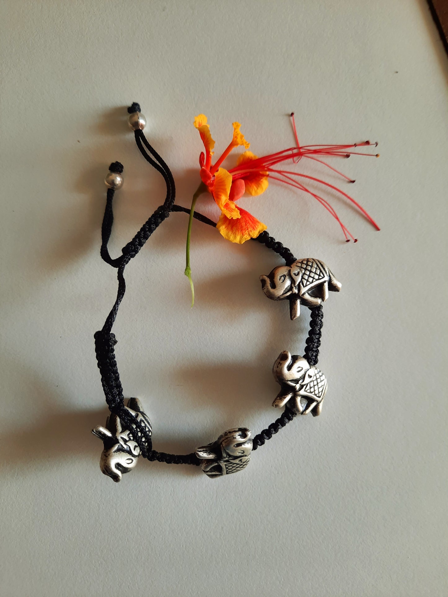 Corded Elephant bracelet