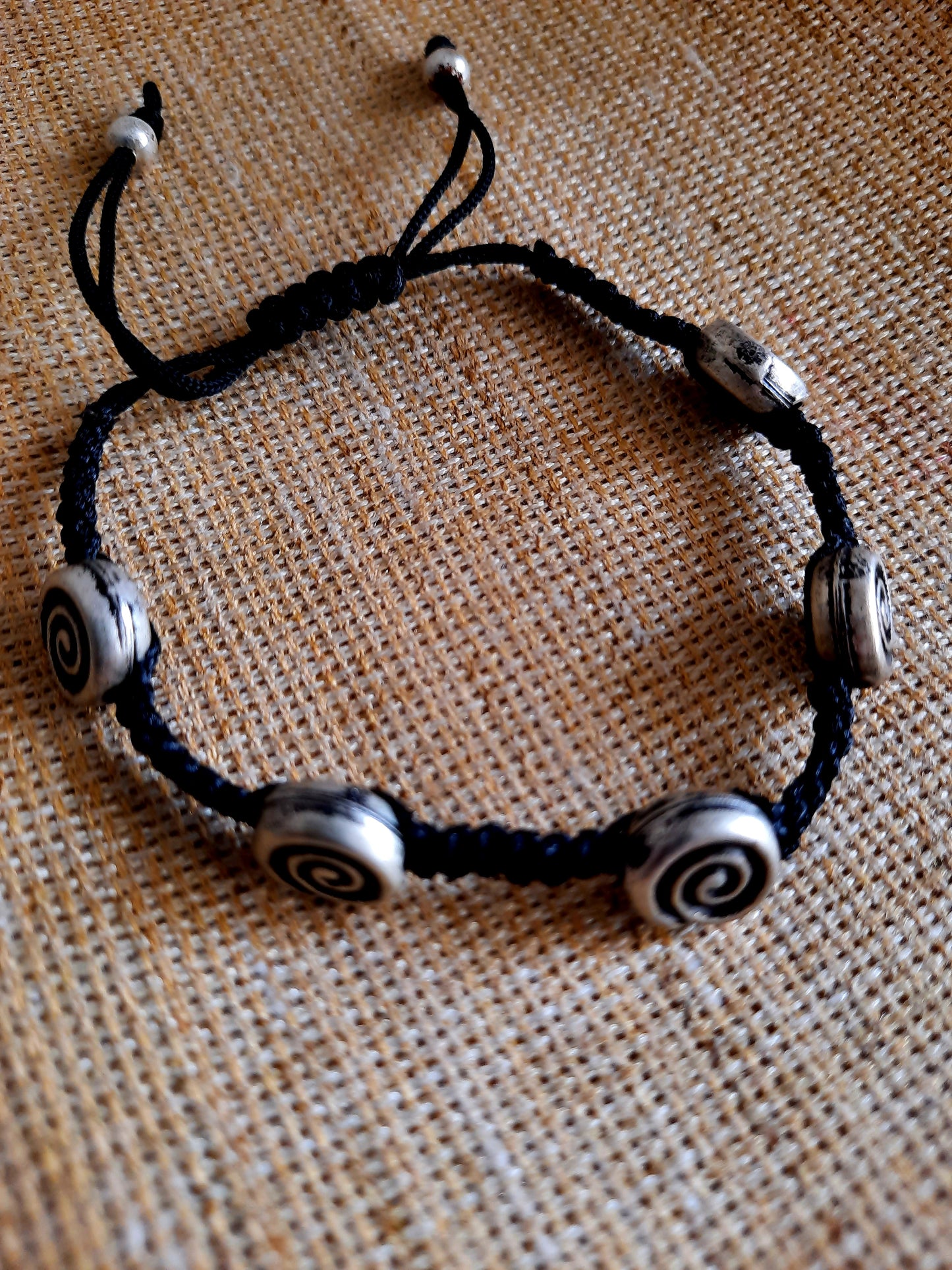 Corded Noodle Curl bracelet