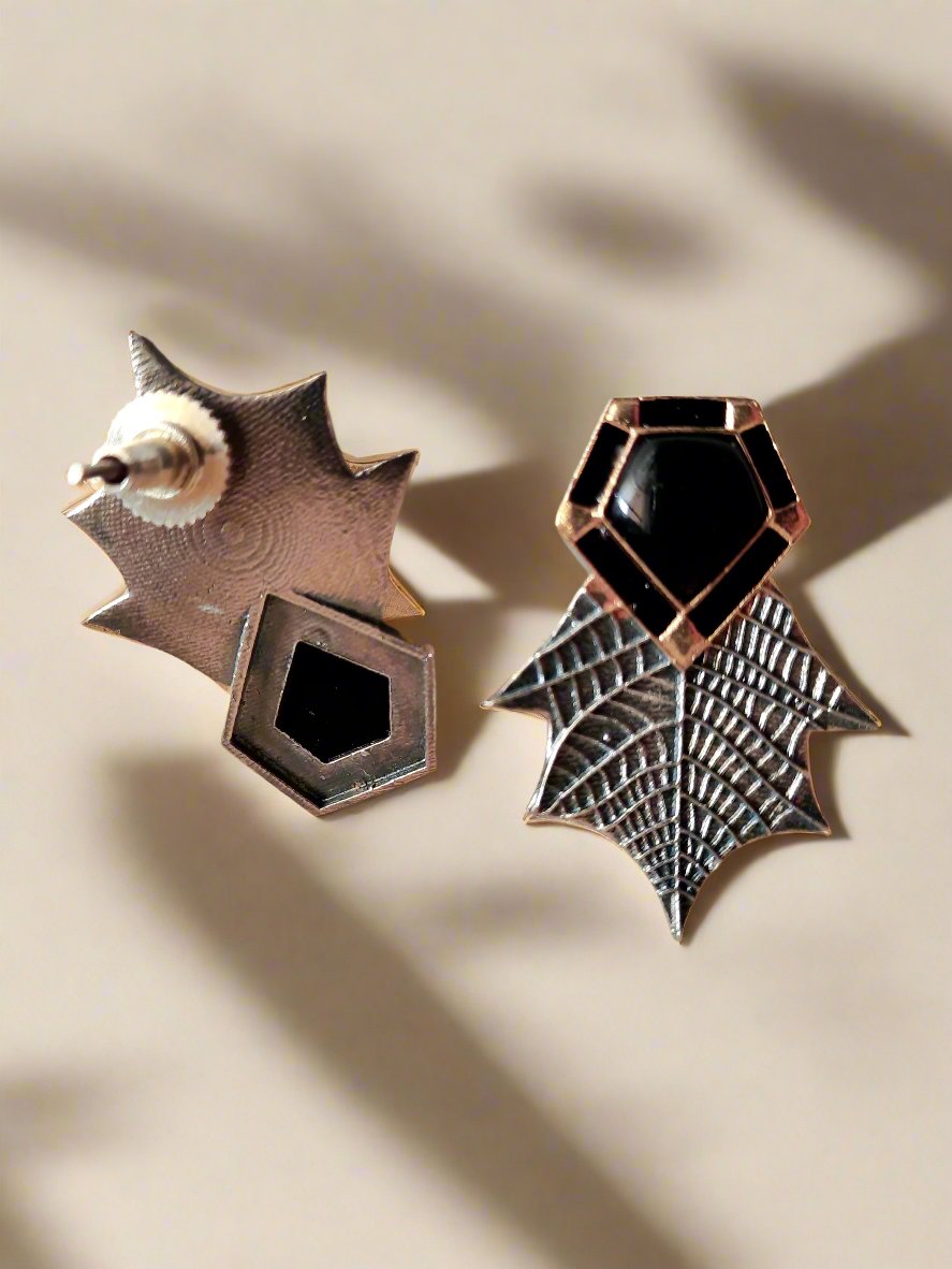 Maya Black Earrings