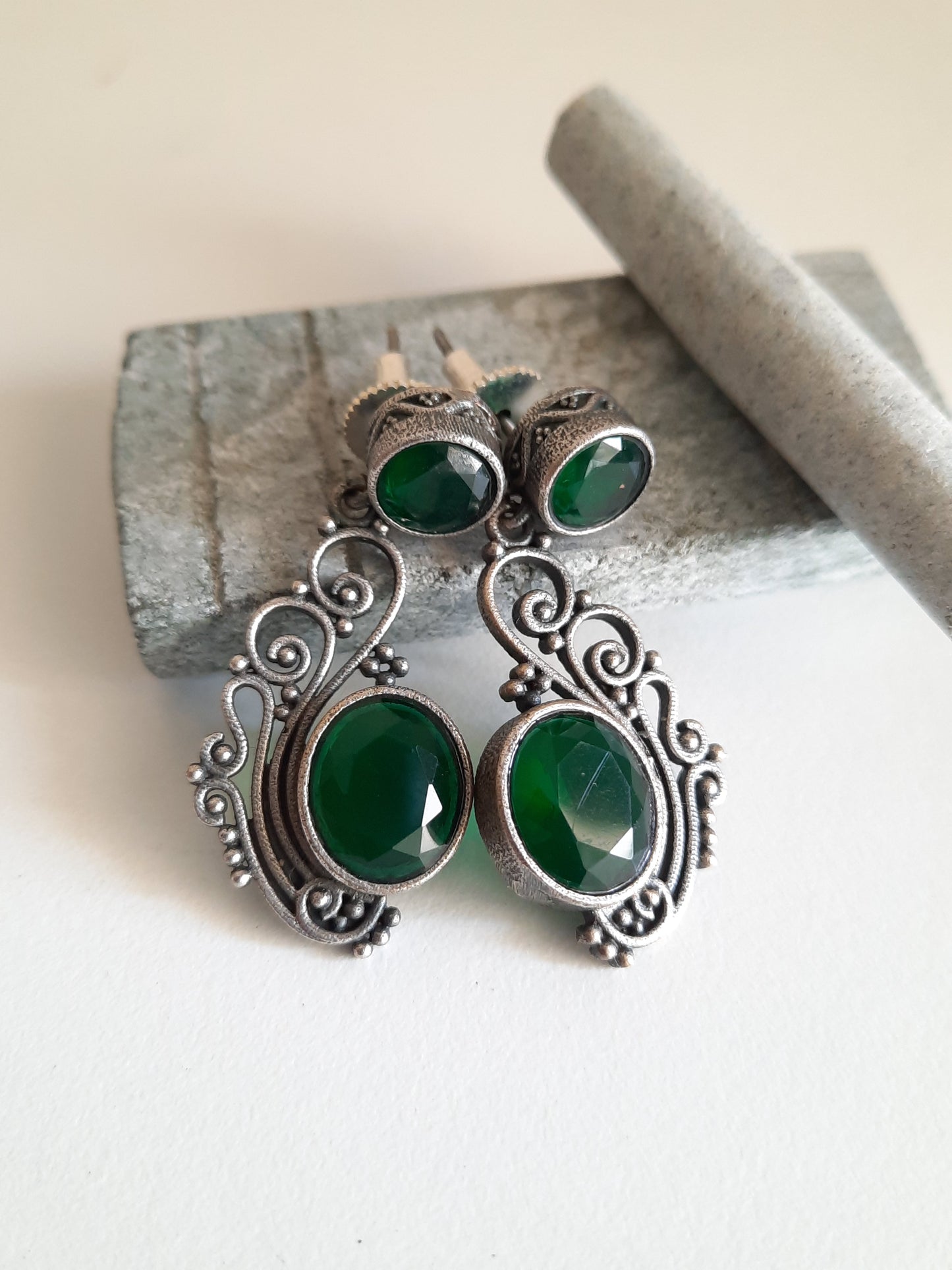 Gloria Green Earrings