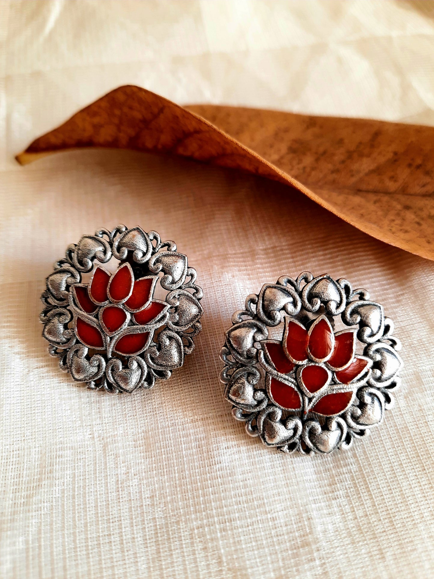 Layla Red Earrings