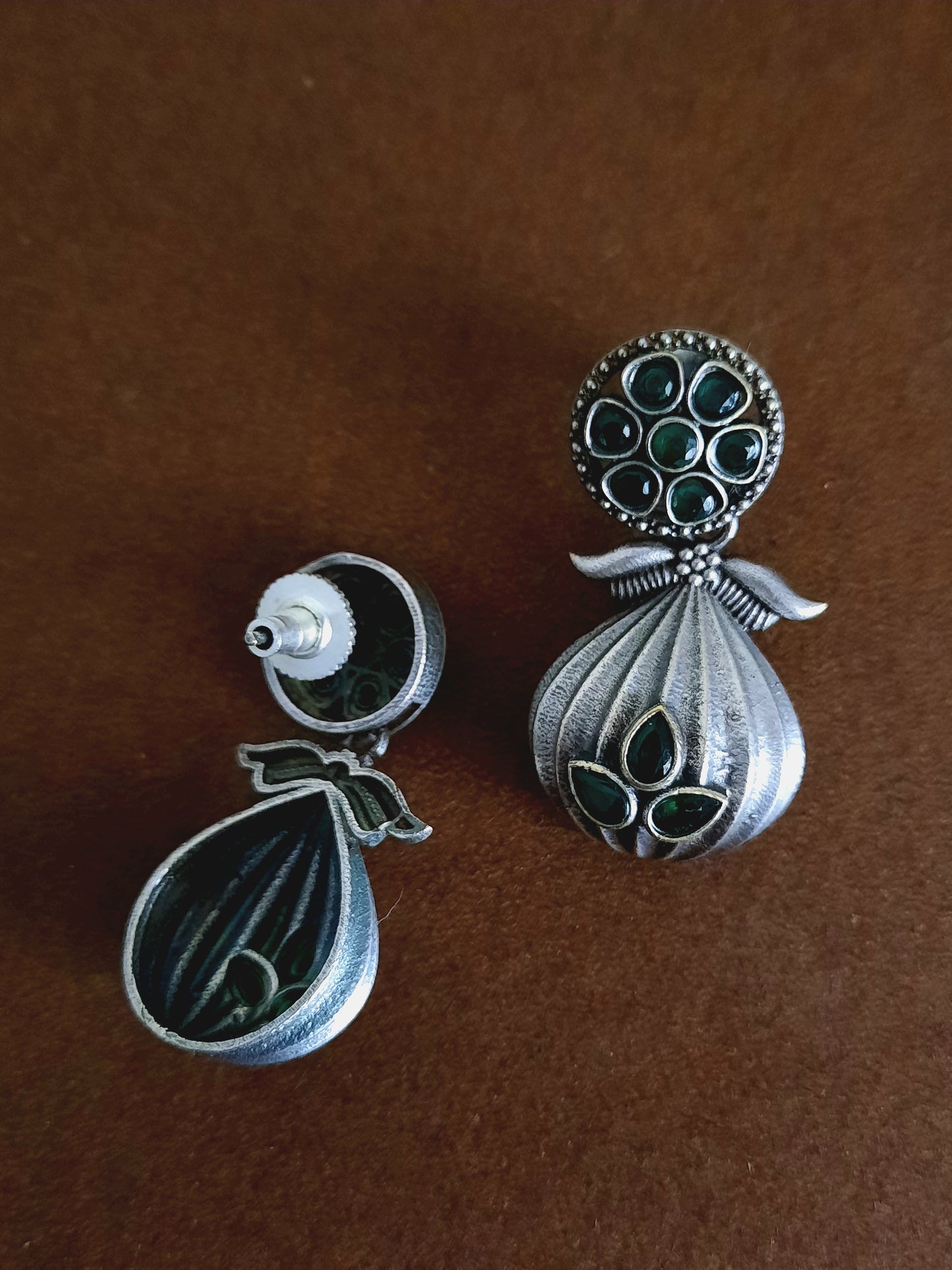 Clara Green Earrings