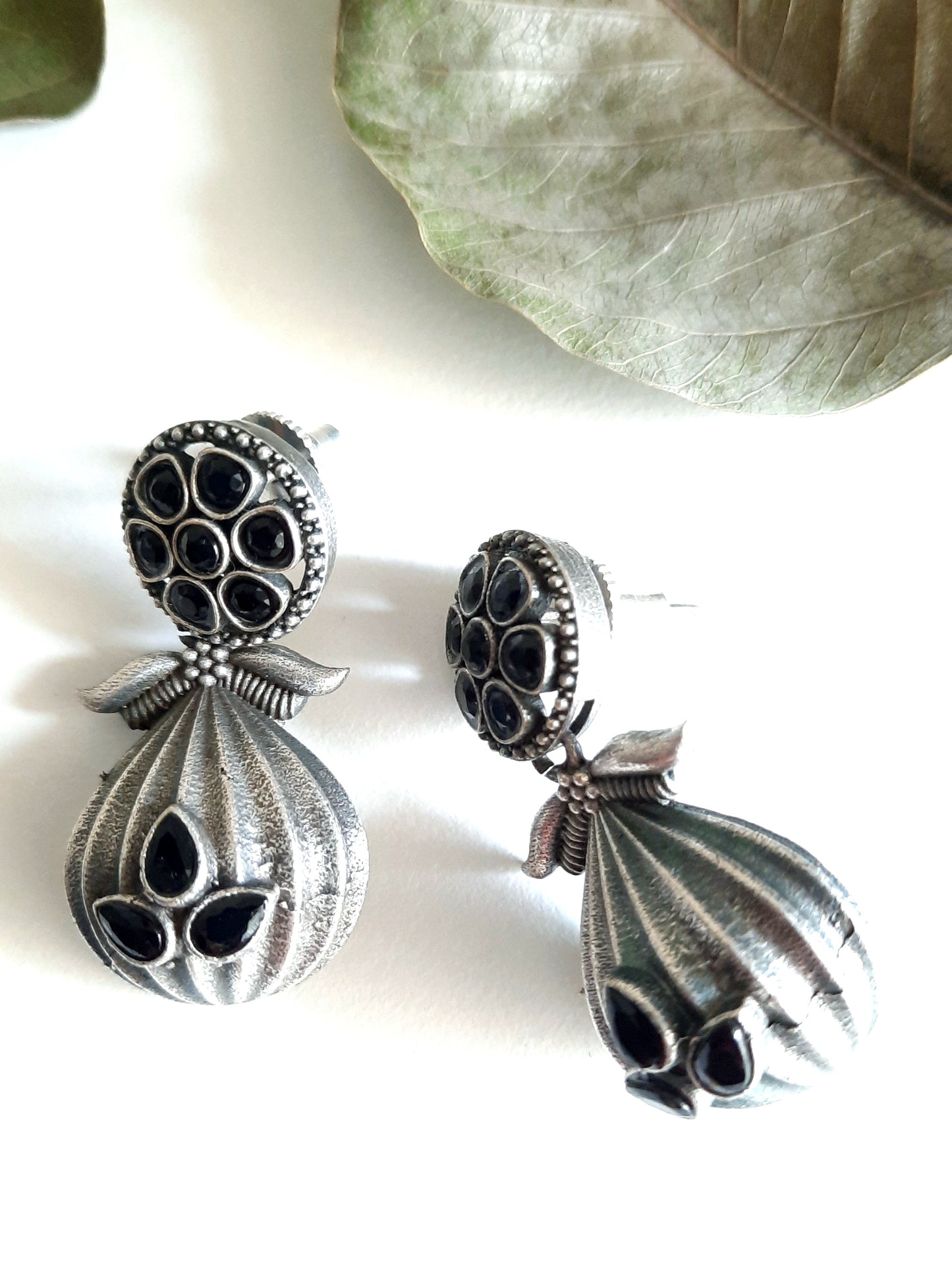 Clara Black Earrings