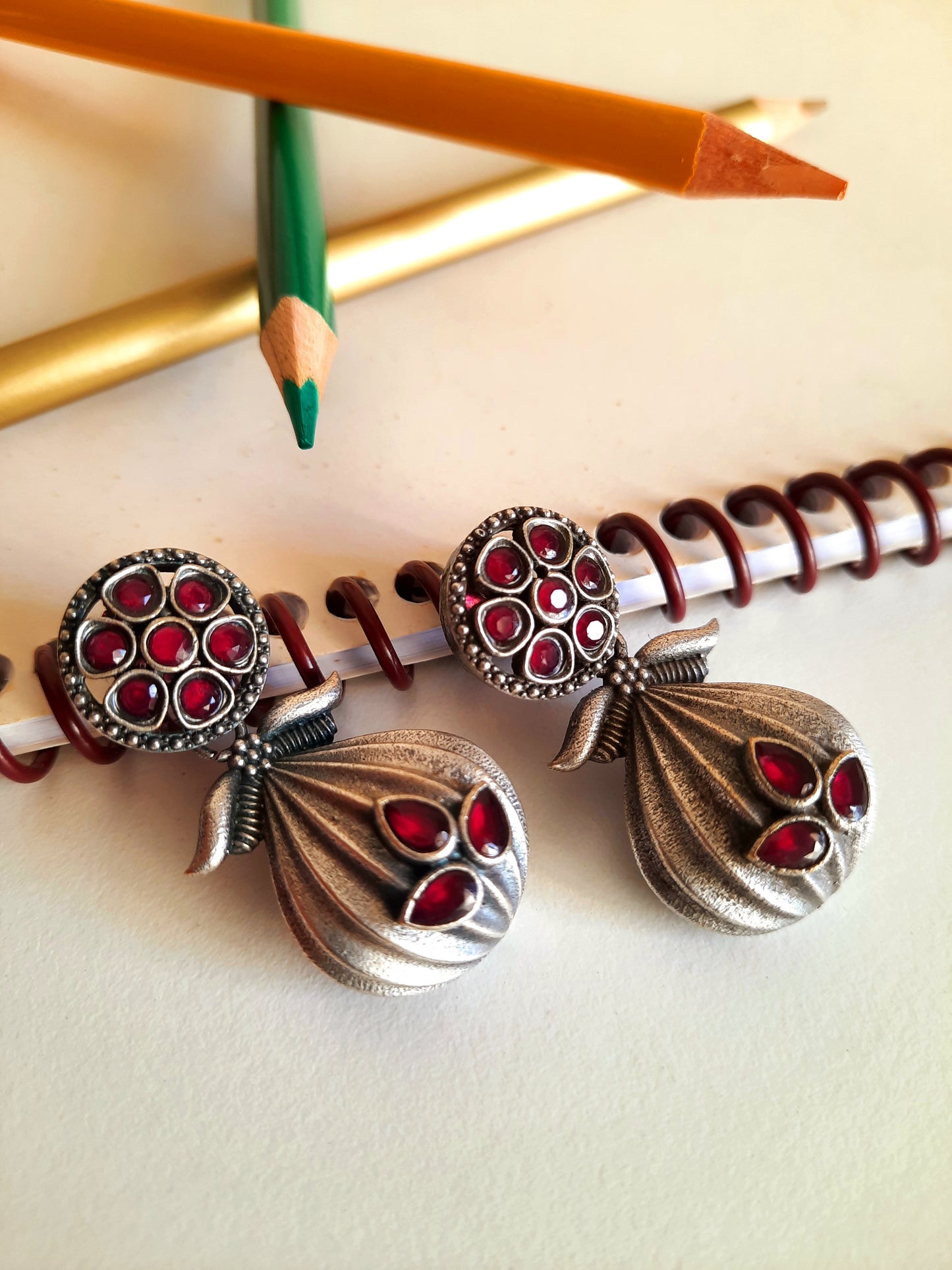 Clara Green Earrings