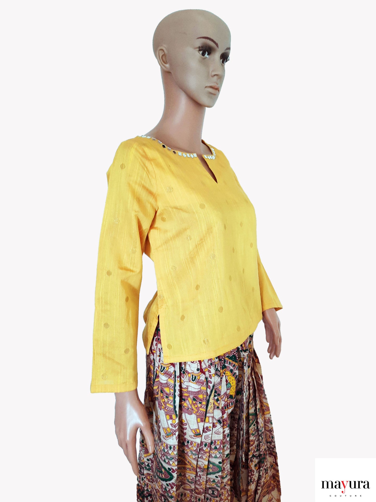 Golden Glow Mirror Top