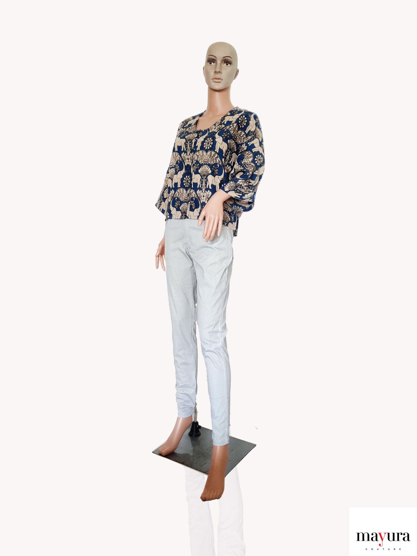 Elephant Motif Baggi Sleeve Top