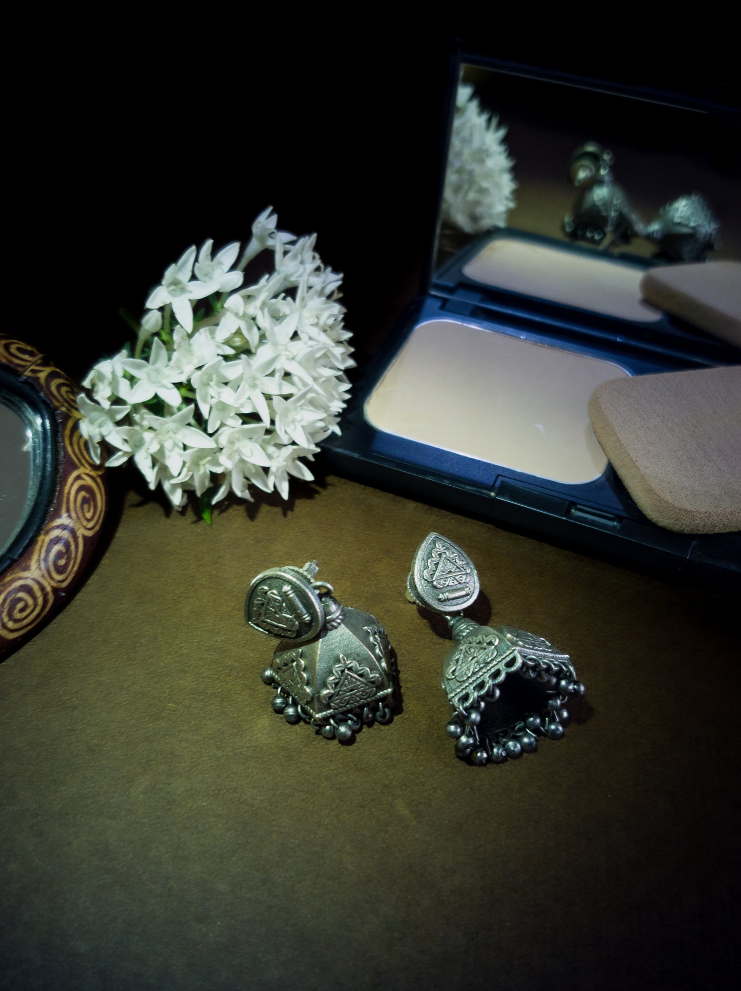 Osho Oxidized Earrings