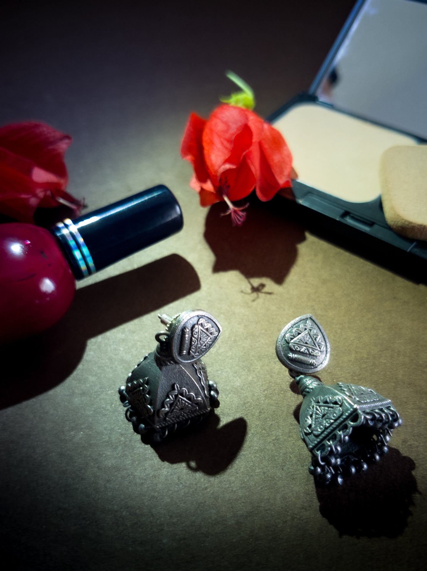 Osho Oxidized Earrings